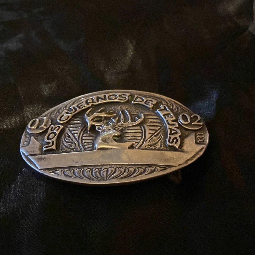 Sterling Silver Belt Buckle Solid Silver And Very… - image 2